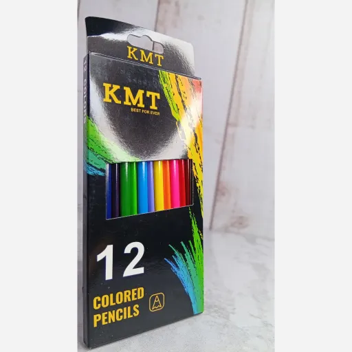 مداد رنگی 12 رنگ کی ام تی KMT