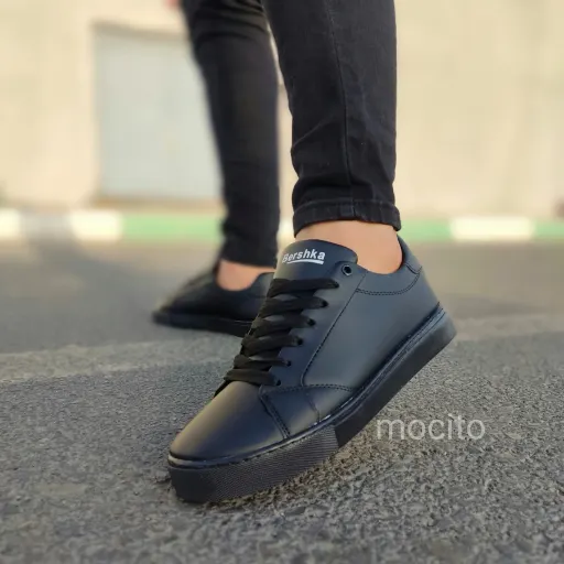 کتونی برشکا زنانه و مردانه  ونس برشکا رنگ و سایز مشکی سفید 42