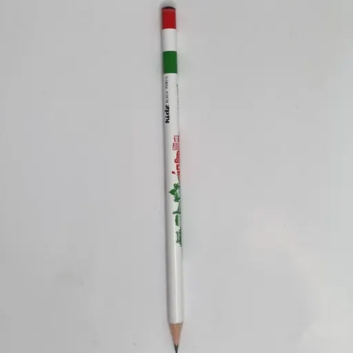 مداد مشکی طرح دار( طرح پرچم) گرد مدل KIDZ برند ماینMINE طرح پرچم ایتالیا