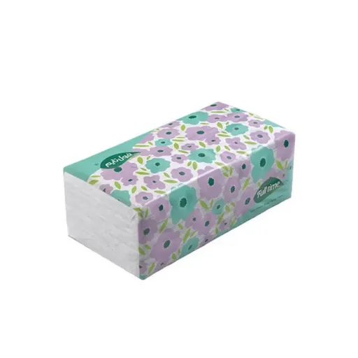 دستمال کاغذی فول تایم 500 برگ(250 برگ دولایه)