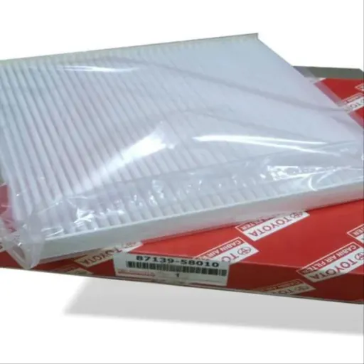 فیلتر کابین طرح اصلی  لکسوس NX  ؛  تویوتا اریس ، کرون   OEM  87139-58010  ایرانی ، یک لایه (B)