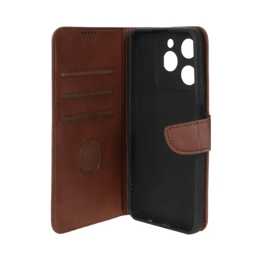 کیف موبایل مگنتی درجه یک داخل خز MNC Plus مدل Realme C61 رنگ سبز زیتونی
