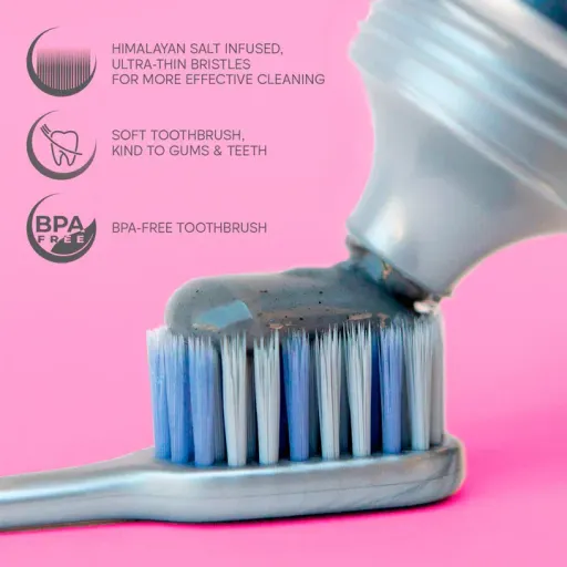 مسواک خیلی نرم بایومد مدلPink Salt Complete Care (ultra soft) مخصوص دندان های حساس(نمک صورتی)