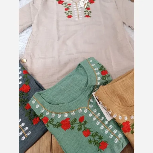 تونیک زنانه گلدوزی