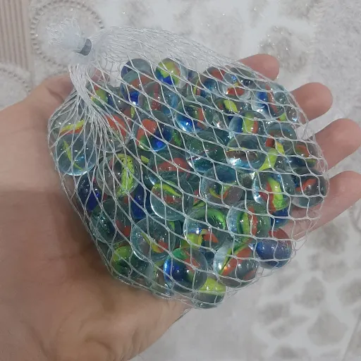 دو هزار عدد تیله سه پر 