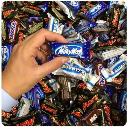 میکس شکلات روسی اسنیکرز، بونتی، مارس و میلکی وی 250 گرم