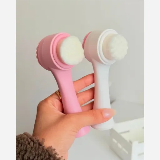 فیس براش چکشی طلق دار رنگ صورتی