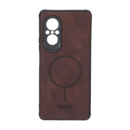 قاب جیر طرح مگ سیف Kajsa مدل Huawei Nova 9 SE رنگ قهوه ای
