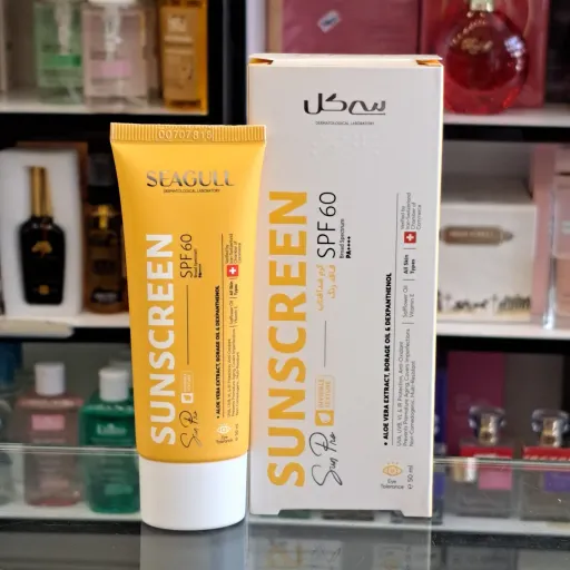 کرم ضدآفتاب بی رنگ SPF60 سی گل