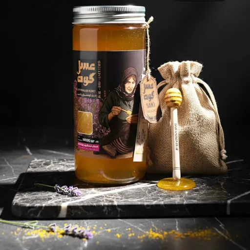 عسل عمده گون عشایری 10 کیلویی ارسال سریع (طعم عالی/ساکارز 3-5) بسته بندی 10 بسته یک کیلویی سنتی اختصاصی داراشکوه