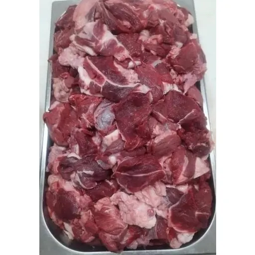 خرده گوشت گوساله سرخ بدون چربی