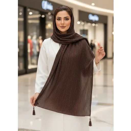 شال برشکااعلازری دار