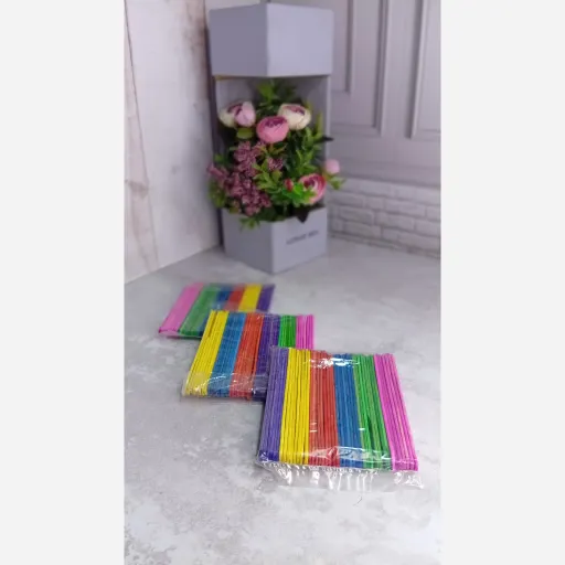 چوب بستنی رنگی 6 رنگ