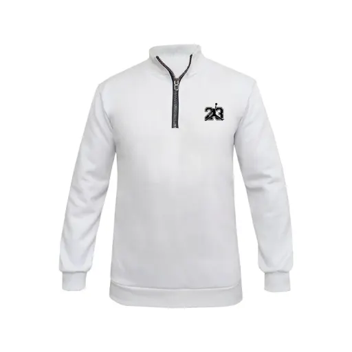 سویشرت ورزشی مردانه مدل jor  کد 34547 سایز سفید - XL