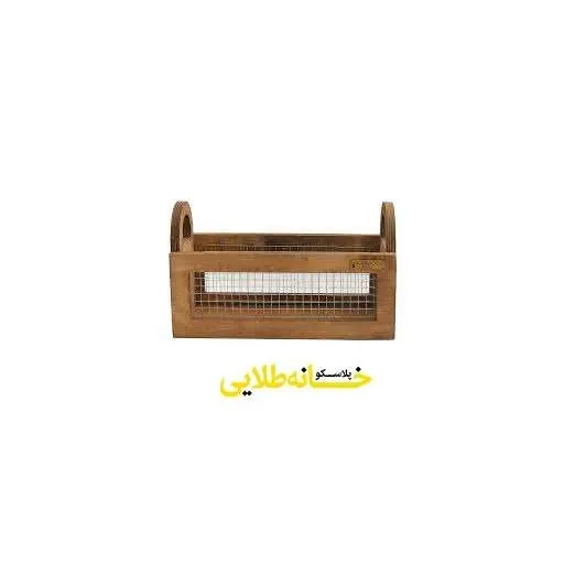 باکس چوبی توری دار ارگانایزر آشپزخانه