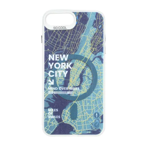 قاب مگ سیف SO COOL طرح New York مدل Apple iPhone 7 Plus / iPhone 8 Plus