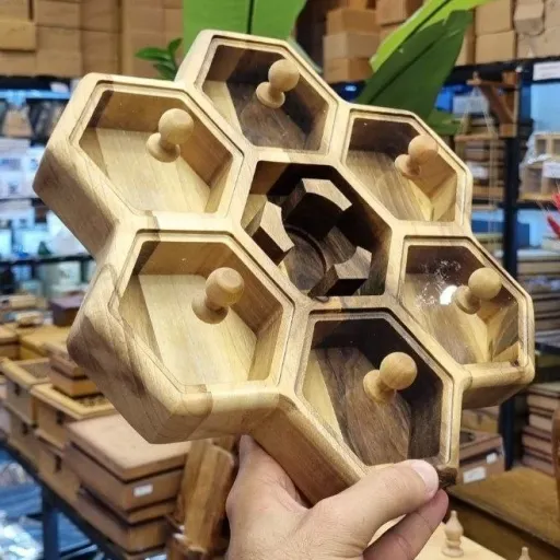 جعبه پذیرایی زنبوری هفت خانه وارمر دار