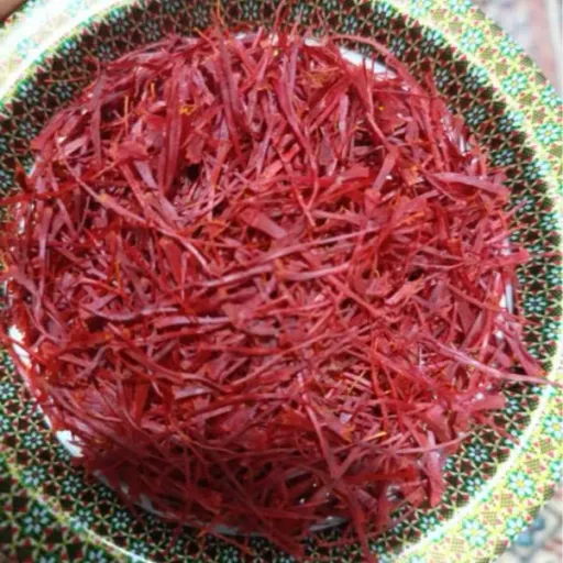 زعفران سوپر نگین اتویی نیم مثقالی (معجزه طبیعت) 2.5 گرم  2