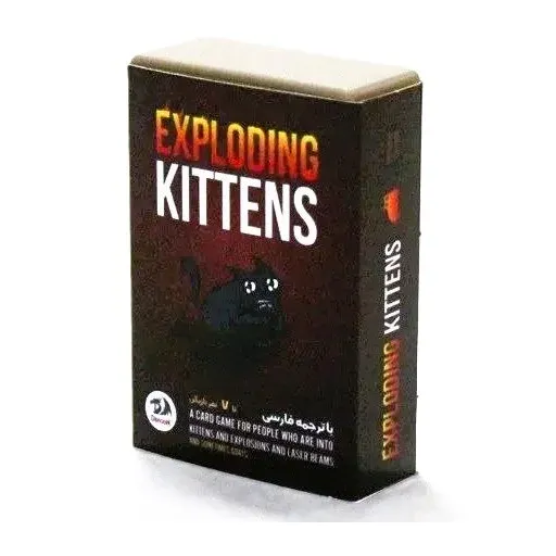 بازی فکری گربه های انفجاری مینی باکس دار Exploding Kittens  دراگون