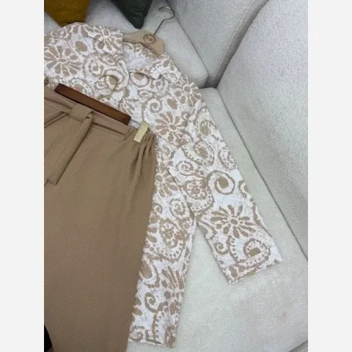 ست سادور رنگ سبز کله غازی