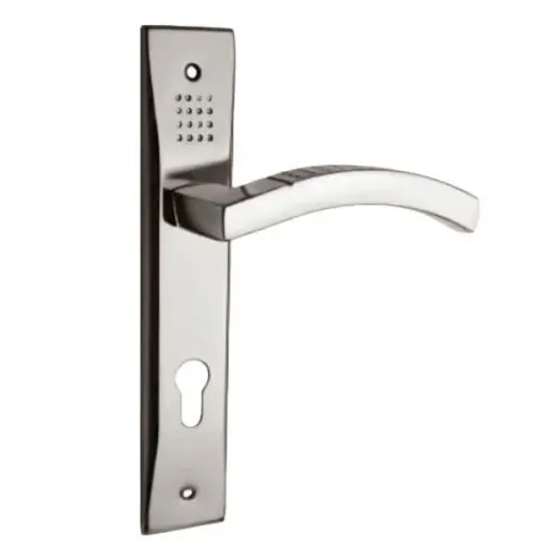 دستگیره پلاک سوئیچی کارو کد10 رنگ استیل