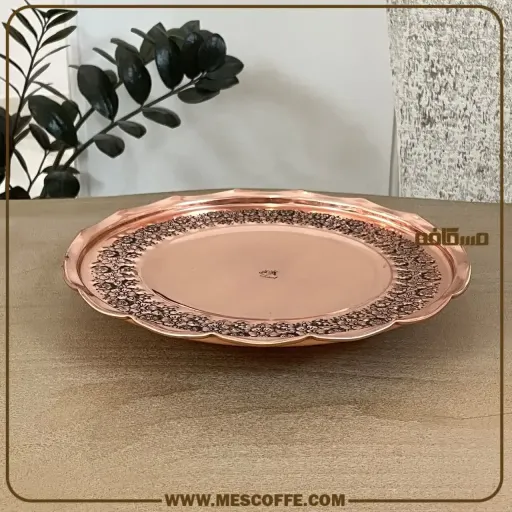 شیرینی خوری مسی نانو زنجان(مدل گلبرگ/کد980)