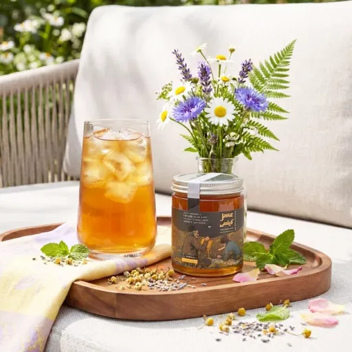 عسل چندگیاه (چهل گیاه) وحشی زاگرس (فوق ارگانیک خالص ساکارز 1.5 + 1000 گرمی+ارسال فوری)