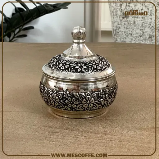 قندان مسی روکش کروم(کد1793)
