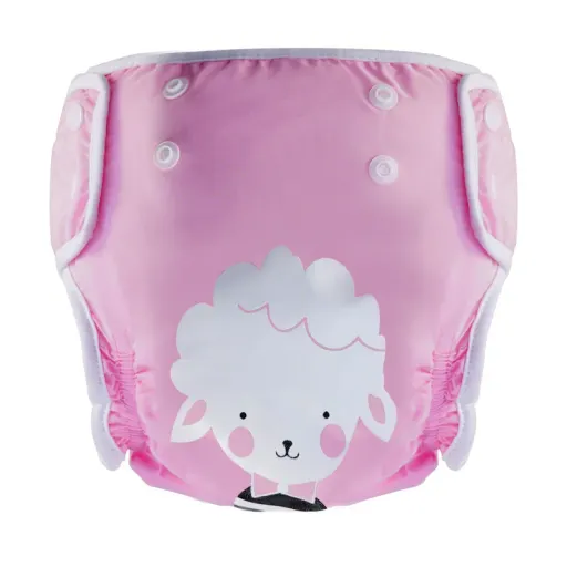 شورت آموزشی کودک وی کر مدل دکمه دار طرح Happy Sheep کد A808