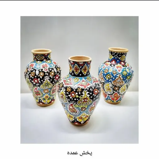 گلدان خمره میناکاری