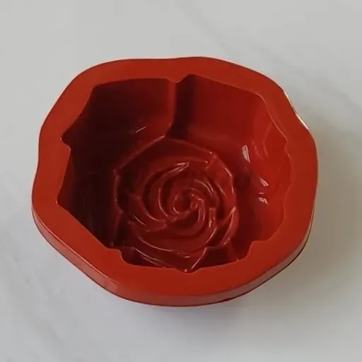 قالب سیلیکونی دسری ژله و شکلات گل رز مارگاریتا 12سانت