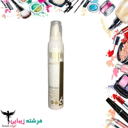 موس مو فوق قوی تاپیک 6 Toppik Hair Mousse Extra Hold