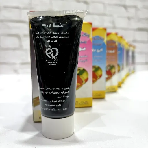 رنگ خوراکی قهوه ای ژله ای 30 گرمی