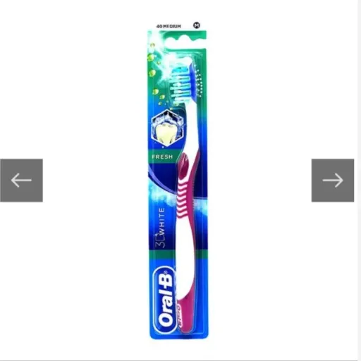 مسواک اورال بی Oral B - 3D white برس متوسط