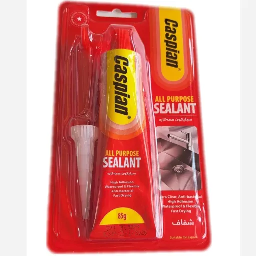 چسب آکواریوم شفاف کاسپین 85گرم ( لاهیج یراق )