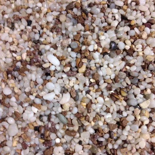 شن عربی گیاهی دانه درشت آکواریوم(5 کیلویی)دست چین