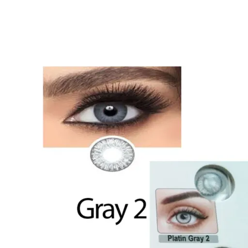 لنز  چشم رنگی لاکی لوک مدل Gray 2 ساخت کره
