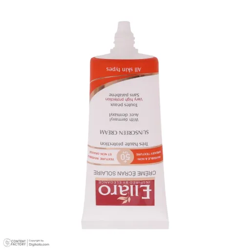 ضد آفتاب بدون رنگ الارو مدل SPF50 محافظ UVA ،UVB، ضد چروک، مناسب انواع پوست تحت لیسانس حجم 50 میلیلیتر