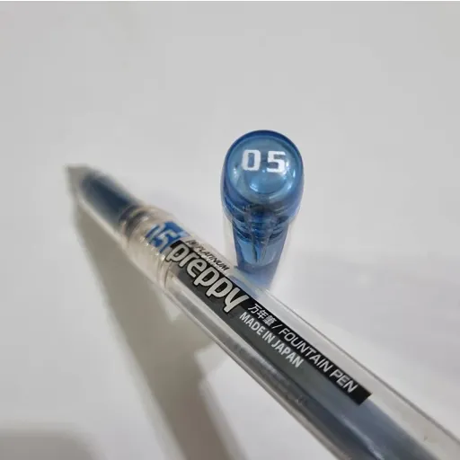 خودنویس   خطاطی قطر 0.5  ( M ) جوهر  آبی  سری پرپی برند پلاتینیوم ژاپن 