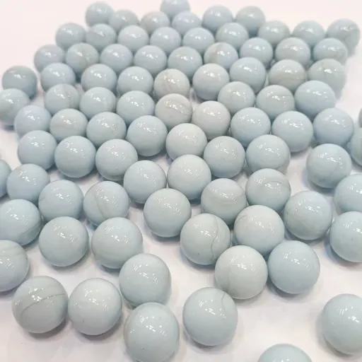بسته 20 تایی تیله شیری توشله بازی و تزیین