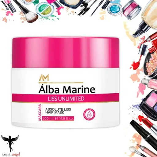 ماسک صاف و ابریشمی کننده مو 500 میل آلبا مارین(فاقدسولفات) alba marine