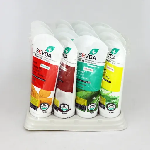 کرم مرطوب کننده سودا مدل میوه ای حجم 75 میلی لیتر مجموعه 12 عددی