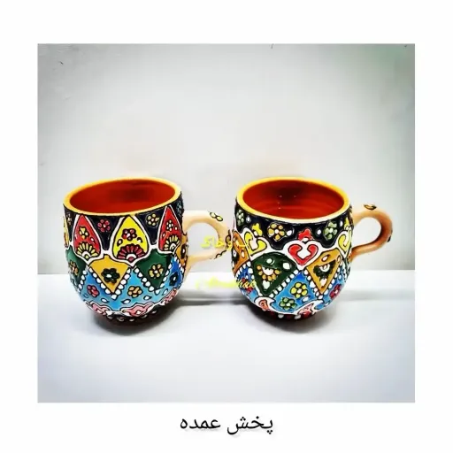 لیوان سنتی میناکاری سفالی