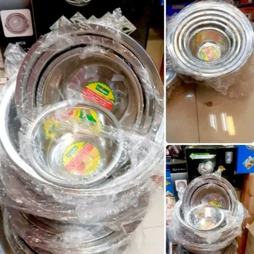 لگن استیل مارک یونیک اصل 11پارچه (نام یونیک روی بدنه حک شده) ثبت سفارش باهماهنگی