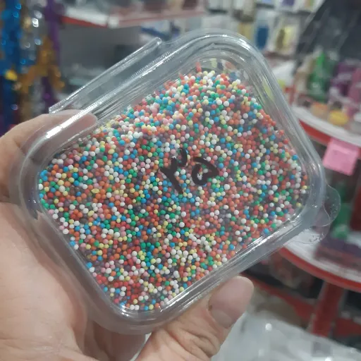 ترافل خوراکی توپی ریز رنگارنگ 