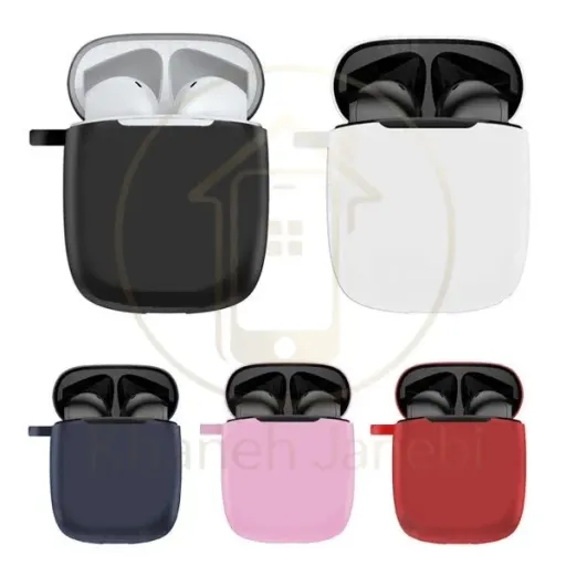 کاور محافظ سیلیکونی هندزفری بیسوس Baseus W04 W04 Pro Earphone Silicone Case رنگ آبی تیره