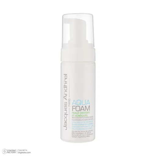 فوم شستوشوی صورت ژاک آندرل پاریس AQUA پوست چرب حجم 150ml