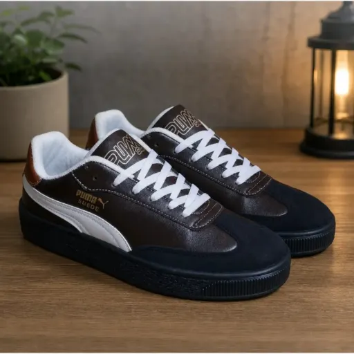 ونس زنانه پوما puma مشکی قهوه ای سایز 39
