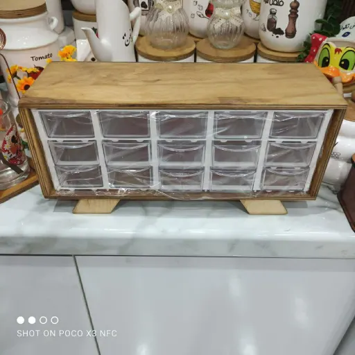 مقسم ادویه 15خونه وکشویی بسیار کاربردی و عالیییی 