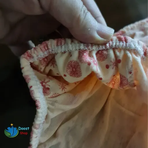 شورت نخی زنانه طرح دار سایز بزرگ 42 تا 52 سایز 2xl